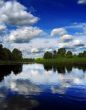Blue lake