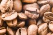 A detail of coffe grains
