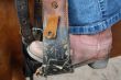 westernboot in stirrup