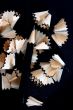 Pencil Shavings isolated in dark background