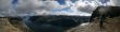panoramic View on the Lysefjord, Norway, from Preikestolen