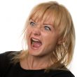 woman screaming