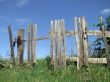 Wrecked fence