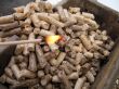 fire and wood pellets