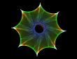 Decorative eight pointed motif.