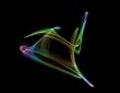 colourful dancers abstract