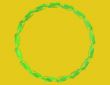 Green circular pattern arrangement