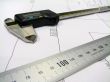 ruler and caliper