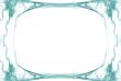 Border- Cyan with copyspace