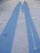 Shadow on the snow