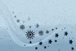 Abstraction snow background