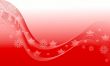 Abstraction red snow background