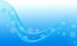 Abstraction blue snow background