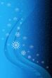 Abstraction blue snow background