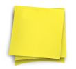 three yellow sticky notes