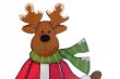 Christmas elk