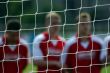 Grid of a soccer gate