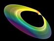 coloured rings with twist
