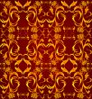 Grunge floral background. Vector illustration.