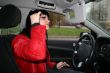 Make-up in the car