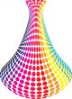 rainbow vase