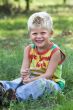 Cute young blond kid