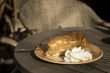 apple-pie with whipped cream