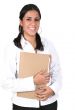 business woman smiling