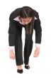 business woman lifting something up