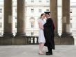 graduate and his partner