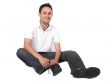 casual guy on the floor