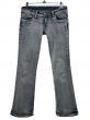 Blue jeans on a white background