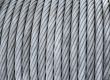 Steel cable on a coil