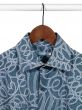 Blue shirt on hanger