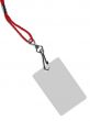 Blank badge with copy space (+ clipping path)