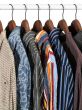 Colorful clothes on a rack