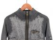 Jean jacket on a hanger