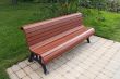 Wooden bench in the park