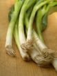 Green Onions on Cutting Board