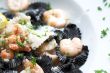 Seafood pasta dish