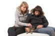 Fondling the cat