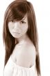 Asian teenaged beauty (BW)