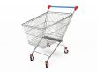 Empty pushcart 3D rendering