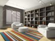 Home interior of drawing-room 3D rendering