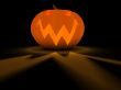 Traditional pumpkin on Halloween