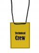 Technical crew stage pass