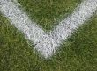 Corner of a playing field
