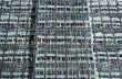 Abstract reflections in the corporate building