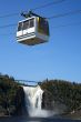 Cable car going to the waterfall