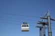 Cable car going up to the mountain